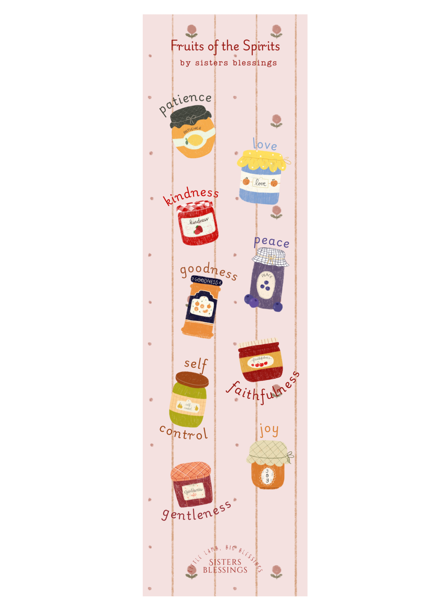 Fruits of Spirits Bookmarks