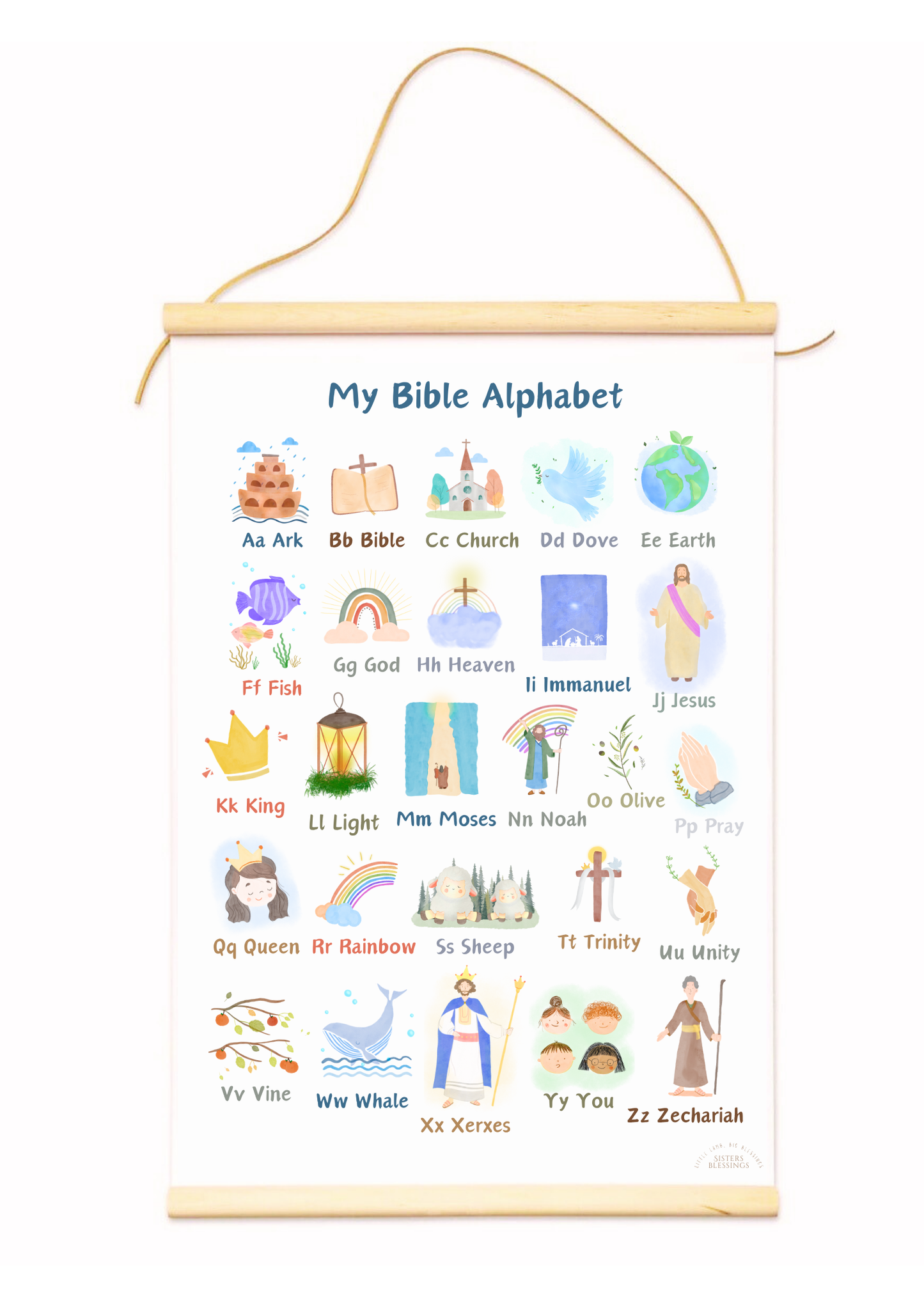 My Bible Alphabet (Poster)